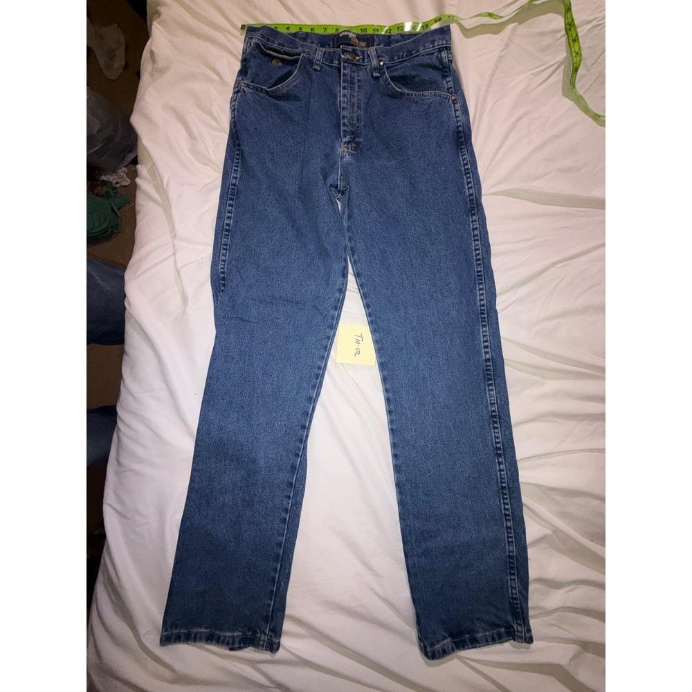 Wrangler George Strait Collection Cowboy Cut Jeans Mens 33x36 Med Wash T10-02